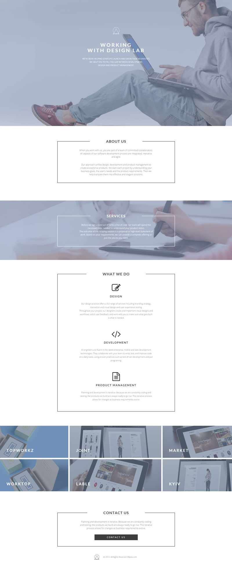 minimal-agency-web-template