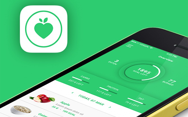 FitApp Mobile App PSD
