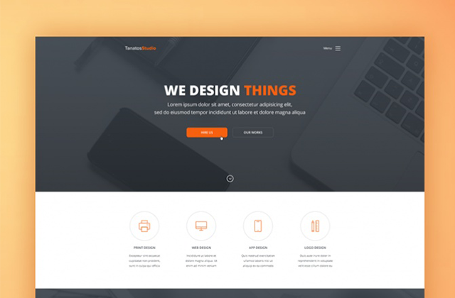 Tanatos PSD Template