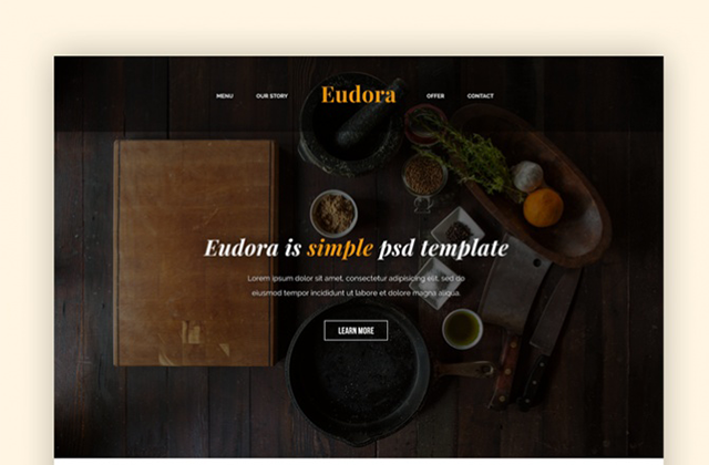 Eudora PSD Template
