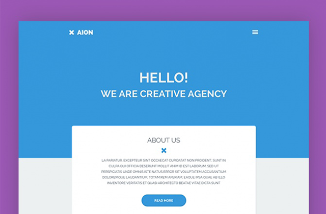 Aion PSD Template