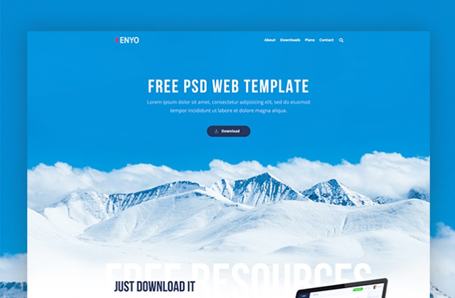Enyo PSD Template