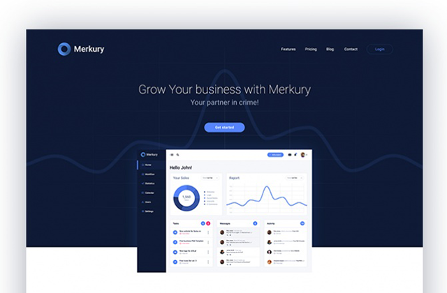 Merkury PSD Template