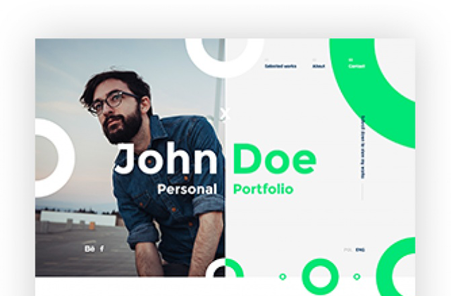 John Doe Portfolio PSD Template