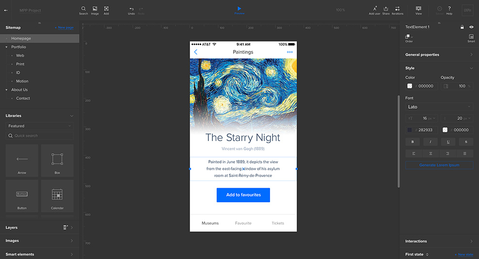 UXPin – 在线可交互原型制作工具