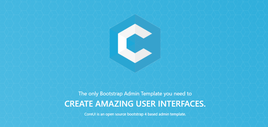 免费的Bootstrap 后台模板 – CoreUI