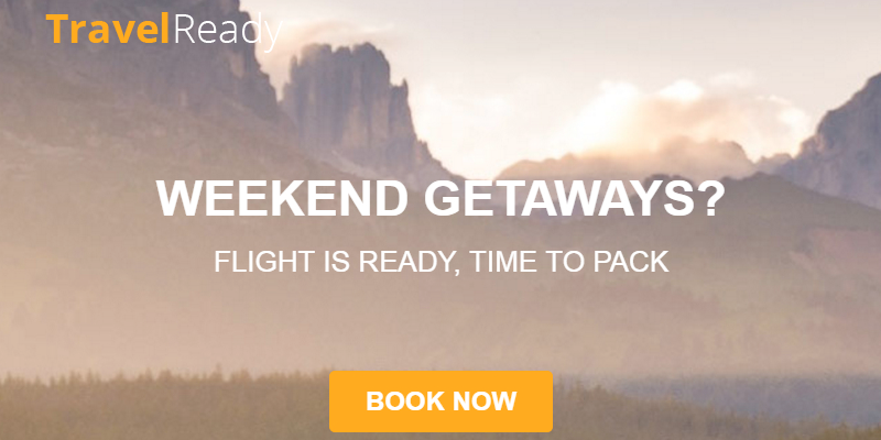 TravelReady: 通用引导页HTML模板