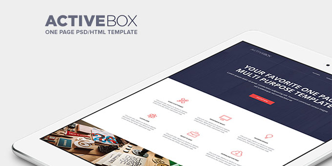 ActiveBox:多用途响应式HTML模板