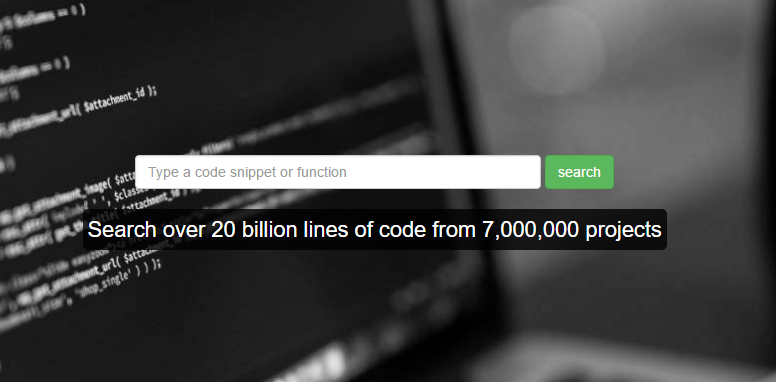 全能的代码搜索引擎 – searchcode