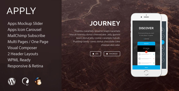 Apply – App Agency WordPress主题