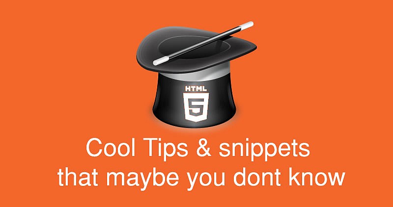 你不知道的HTML5小贴士酷片段