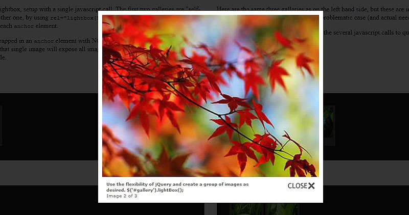 jQuery LightBox 插件