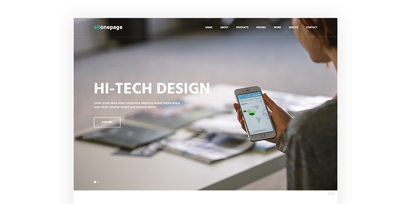 AitOnepage – Responsive Parallax