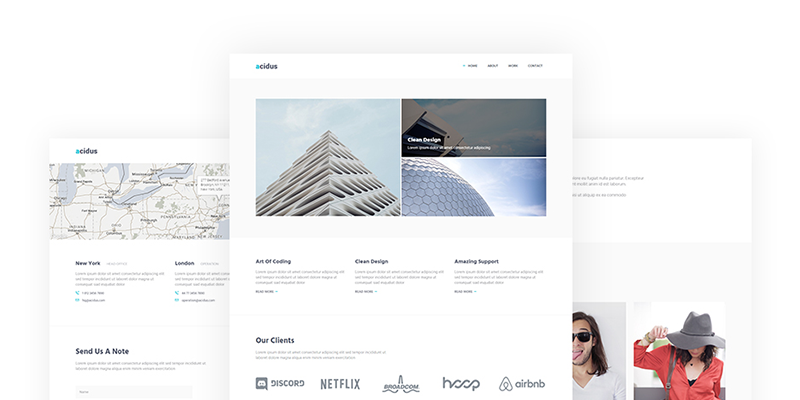 Acidus – Sleek & Fully  Theme