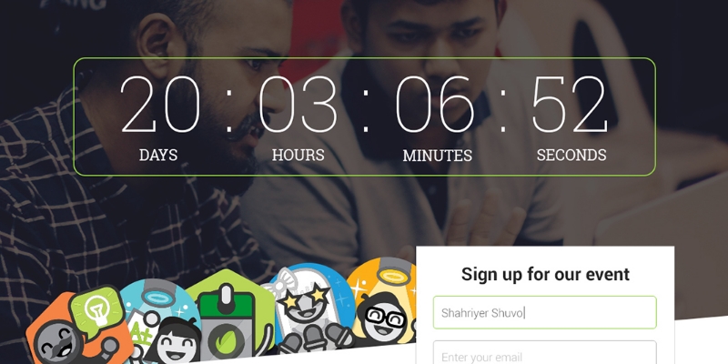 Meetup: PSD & HTML Event Landing Page Template