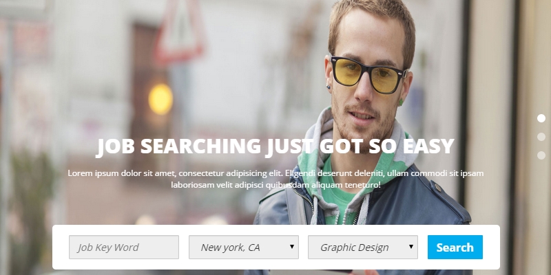 Jonaki: HTML & Bootstrap Job Board Template