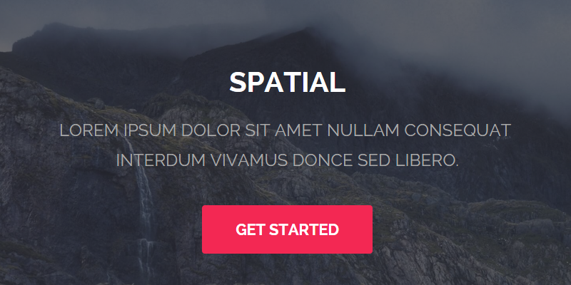 Spatial: Multipurpose One-page HTML Template
