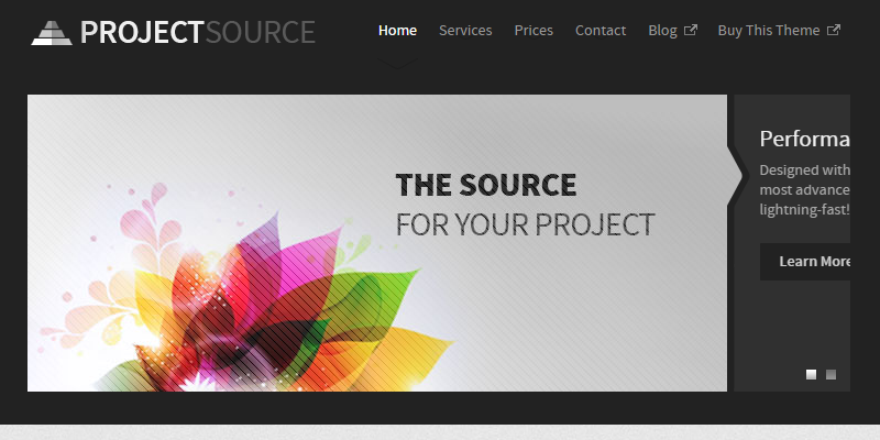 Project Source: Dark & Light Responsive HTML5 Template