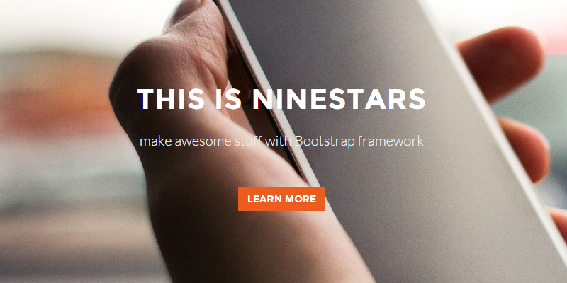 Ninestars: Creative Bootstrap Theme