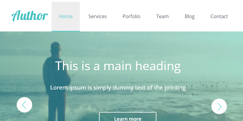 Author: Flat Responsive CSS & HTML Web Template