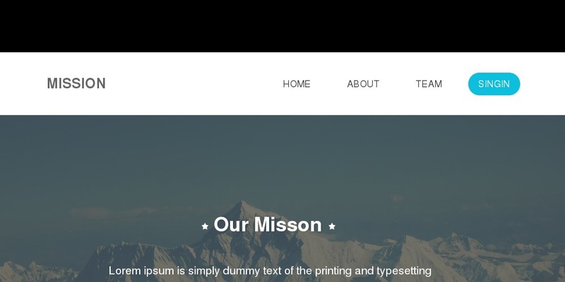 Mission: Corporate Flat PSD & HTML Web Template