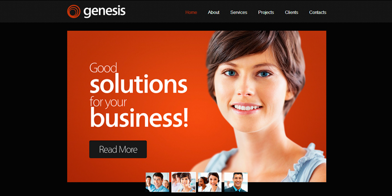 zGenesis: Responsive HTML5 Template
