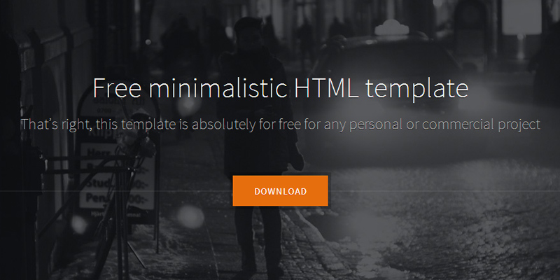 Nina: Free HTML & CSS Minimal Template