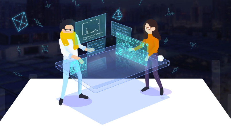 在线电路板绘图工具 — 立创EDA